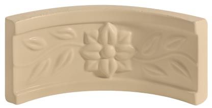 Negatív 90° virágos fríz sarok