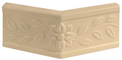 135° virágos fríz sarok