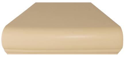 Fedlapos íves kerek párkány D=106