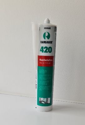Ramsauer plasztikus kályhacsempe fugázó 310ml/tubus Fekete