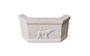 90° Kétszertört (2x135°) szarvasos fríz sarok